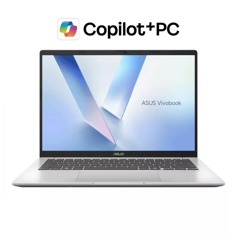 ASUS Vivobook 14 M1407GA-LY012W Copilot+ PC AMD Ryzen™ AI 7 445 Laptop 35.6 cm (14 inch) WUXGA 16 GB DDR5-SDRAM 512 GB SSD Wi-Fi 6 (802.11ax) Windows 11 Home Dutch Silver