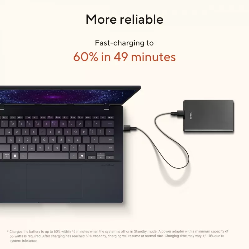 ASUS Vivobook 14 M1407GA-LY012W Copilot+ PC AMD Ryzen™ AI 7 445 Laptop 35.6 cm (14 inch) WUXGA 16 GB DDR5-SDRAM 512 GB SSD Wi-Fi 6 (802.11ax) Windows 11 Home Dutch Silver