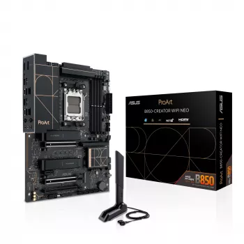 Motherboard ASUS PROART B850-CREATOR WiFi NEO — AMD B850, Socket AM5, ATX, DDR5, 4 DIMM, 256 GB, Wi‑Fi 7, 5Gb Ethernet