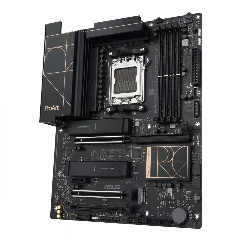 Motherboard ASUS PROART B850-CREATOR WiFi NEO — AMD B850, Socket AM5, ATX, DDR5, 4 DIMM, 256 GB, Wi‑Fi 7, 5Gb Ethernet