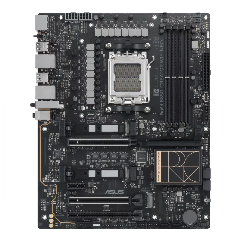 Motherboard ASUS PROART B850-CREATOR WiFi NEO — AMD B850, Socket AM5, ATX, DDR5, 4 DIMM, 256 GB, Wi‑Fi 7, 5Gb Ethernet
