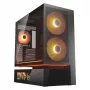 COUGAR PC Midi Tower Case CFV235 Vision — ARGB, 9.16 inch (23.3 cm) LCD 1920×462, Mesh, Front 2×160 mm, Rear 1×120 mm, Black