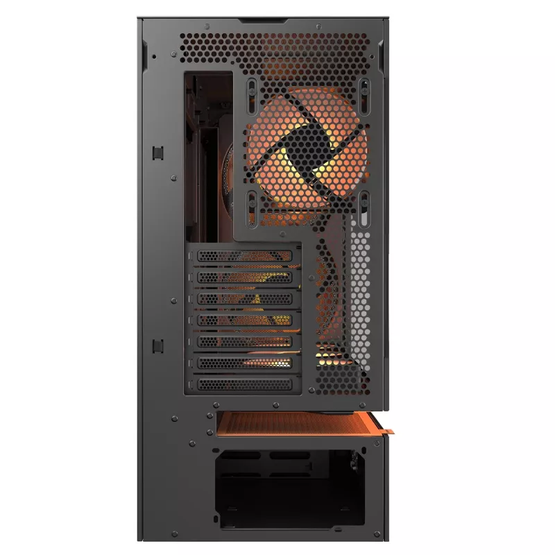 COUGAR PC Midi Tower Case CFV235 Vision — ARGB, 9.16 inch (23.3 cm) LCD 1920×462, Mesh, Front 2×160 mm, Rear 1×120 mm, Black