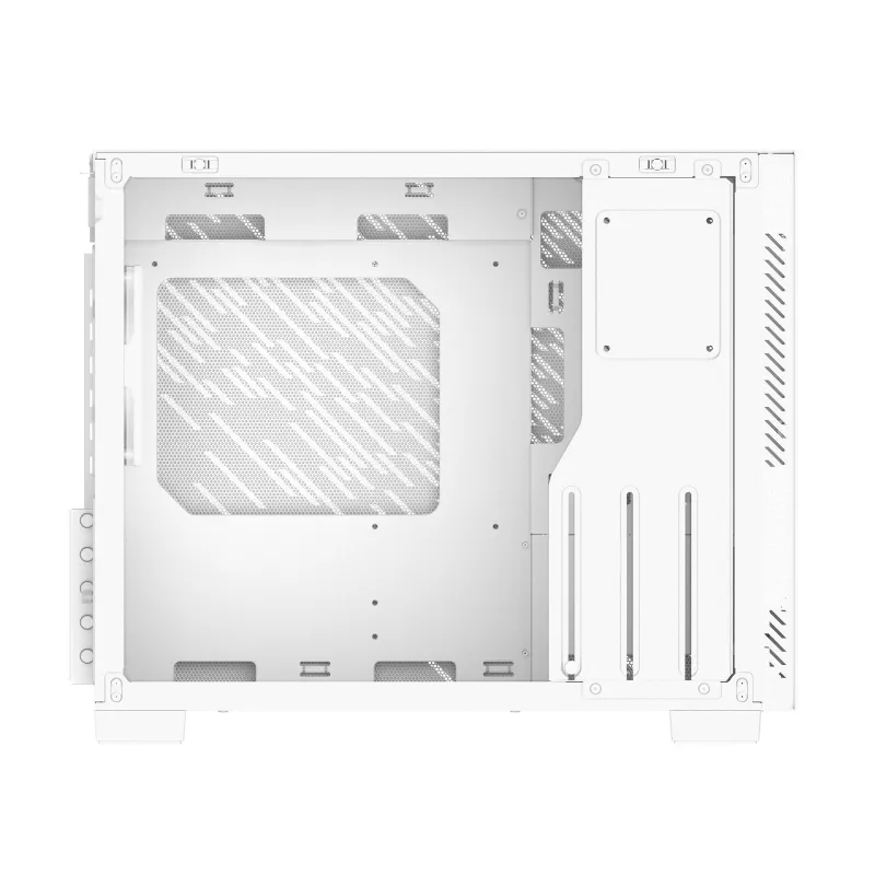 XPG VALOR AIR NANO MID-TOWER CHASSIS - White, Midi Tower, PC, White, micro ATX, Mini-ITX, SPCC, 17 cm
