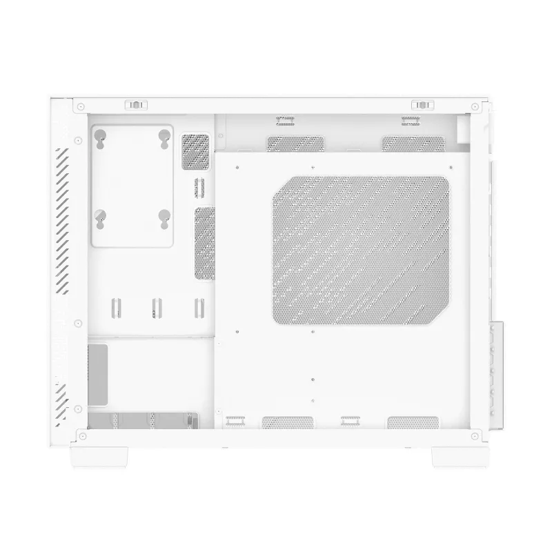 XPG VALOR AIR NANO MID-TOWER CHASSIS - White, Midi Tower, PC, White, micro ATX, Mini-ITX, SPCC, 17 cm