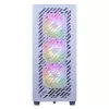 XPG VALOR AIR PRO Mid-Tower Chassis, Midi Tower, PC, White, ATX, EATX, micro ATX, Mini-ATX, SPCC, Tempered glass, Multi
