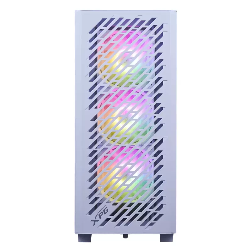 XPG VALOR AIR PRO Mid-Tower Chassis, Midi Tower, PC, White, ATX, EATX, micro ATX, Mini-ATX, SPCC, Tempered glass, Multi