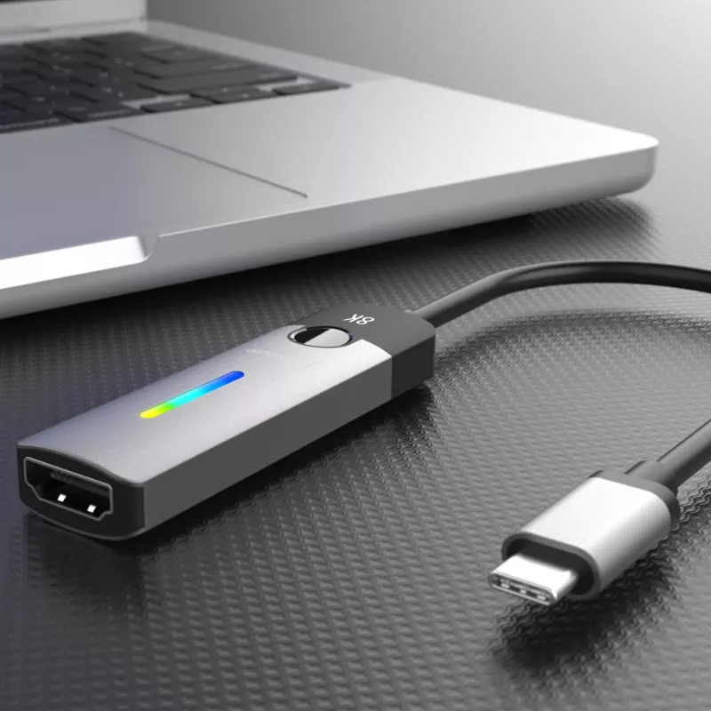 j5create JCA157-N USB-C to HDMI 2.1 8K Adapter, 10 cm