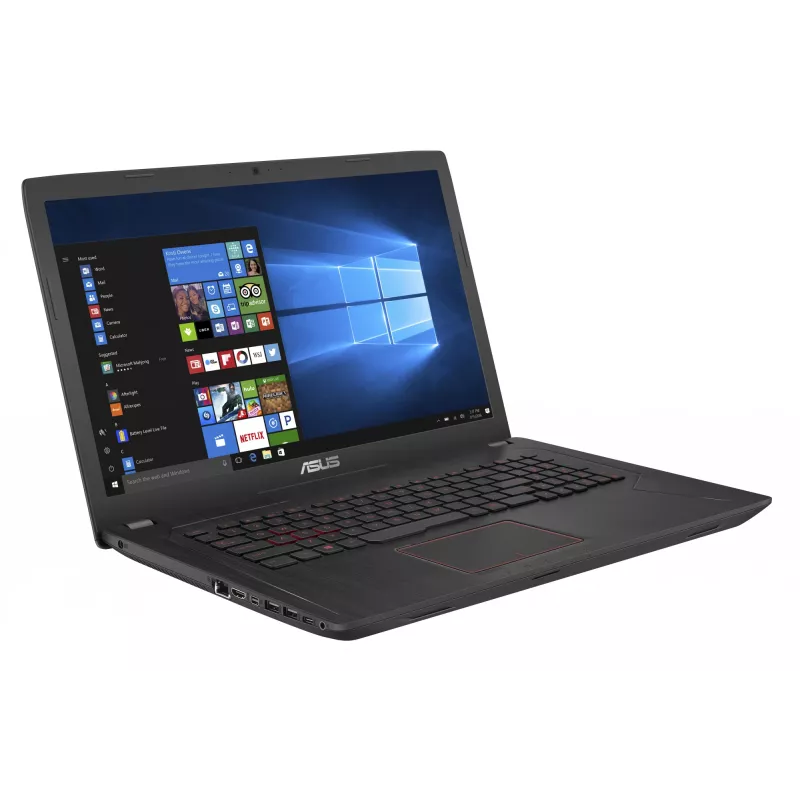 Laptop ASUS FX553VD-DM199T — Intel Core i5-7300HQ, 15.6 inch Full HD, 8GB RAM, 256GB SSD, NVIDIA GeForce GTX 1050, Windows 10 Home, black
