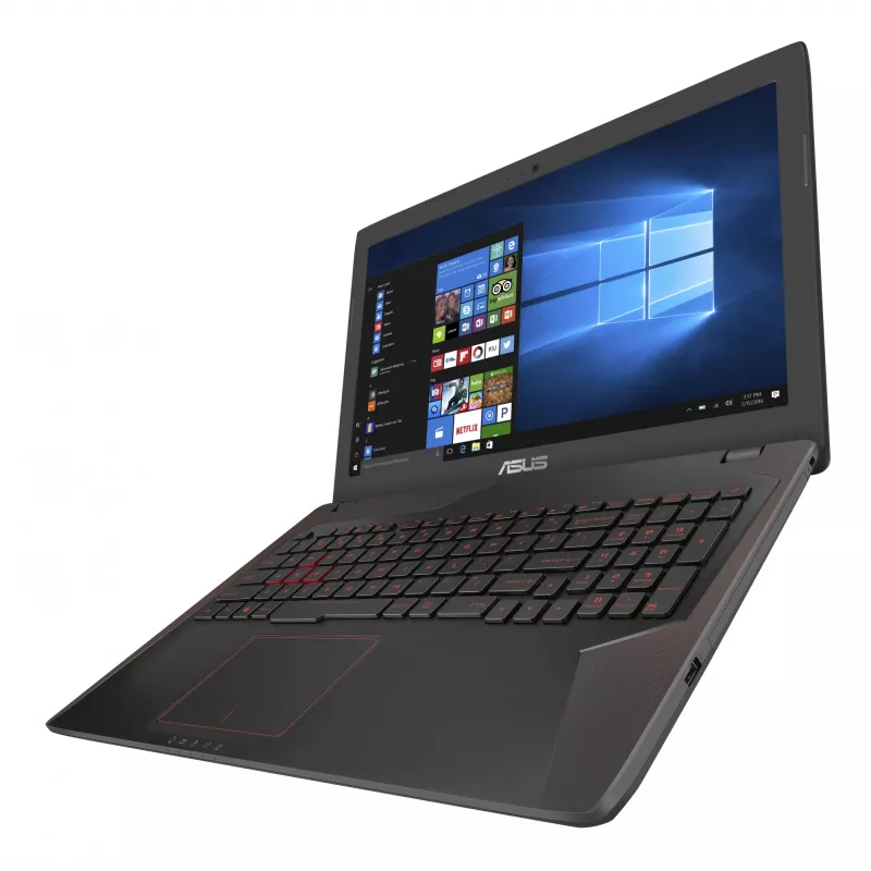 Laptop ASUS FX553VD-DM199T — Intel Core i5-7300HQ, 15.6 inch Full HD, 8GB RAM, 256GB SSD, NVIDIA GeForce GTX 1050, Windows 10 Home, black