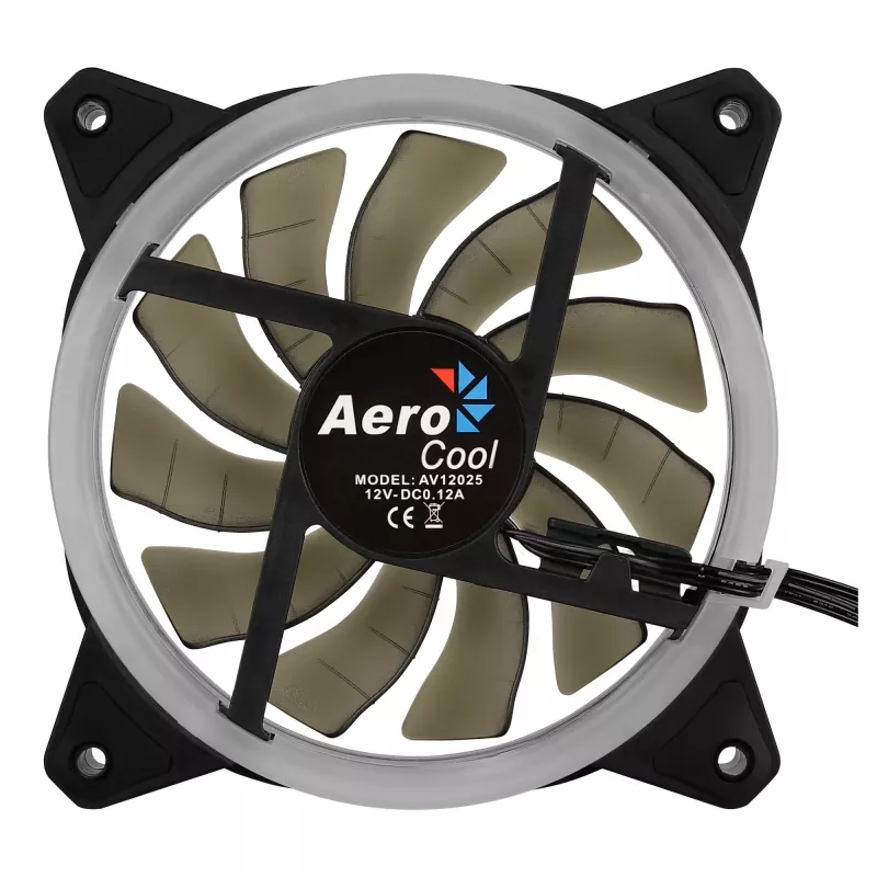 Aerocool Rev RGB Computer case Fan 12 cm Black