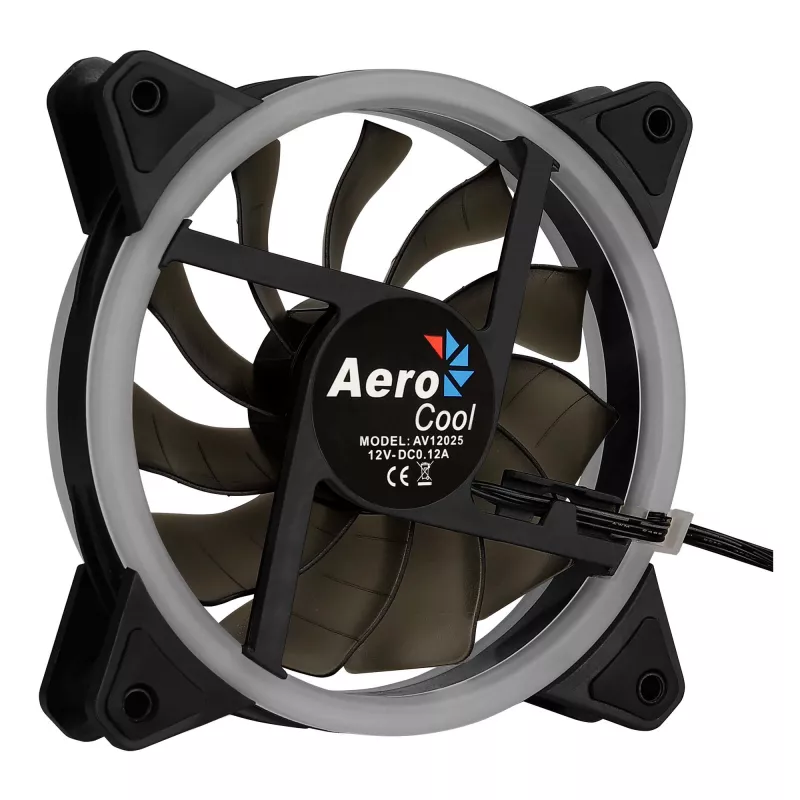 Aerocool Rev RGB Computer case Fan 12 cm Black