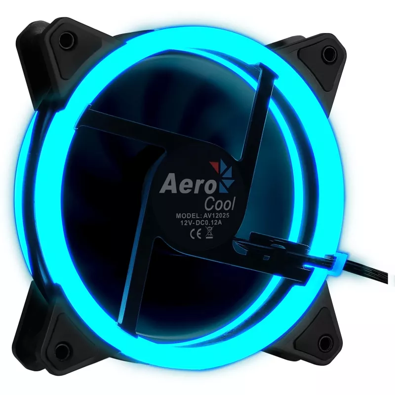 Aerocool Rev RGB Computer case Fan 12 cm Black