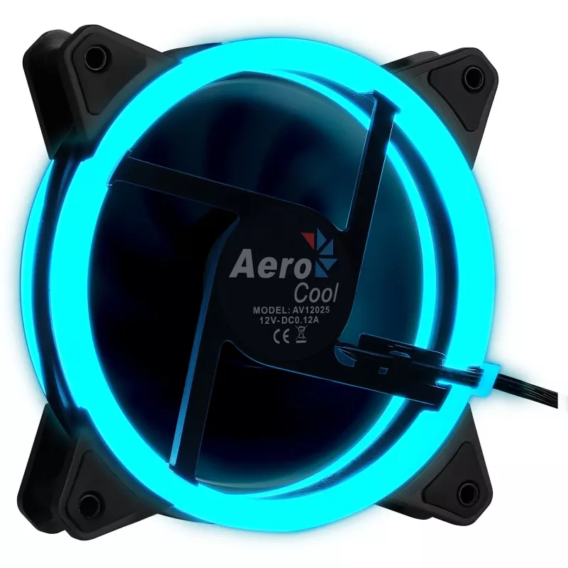 Aerocool Rev RGB Computer case Fan 12 cm Black
