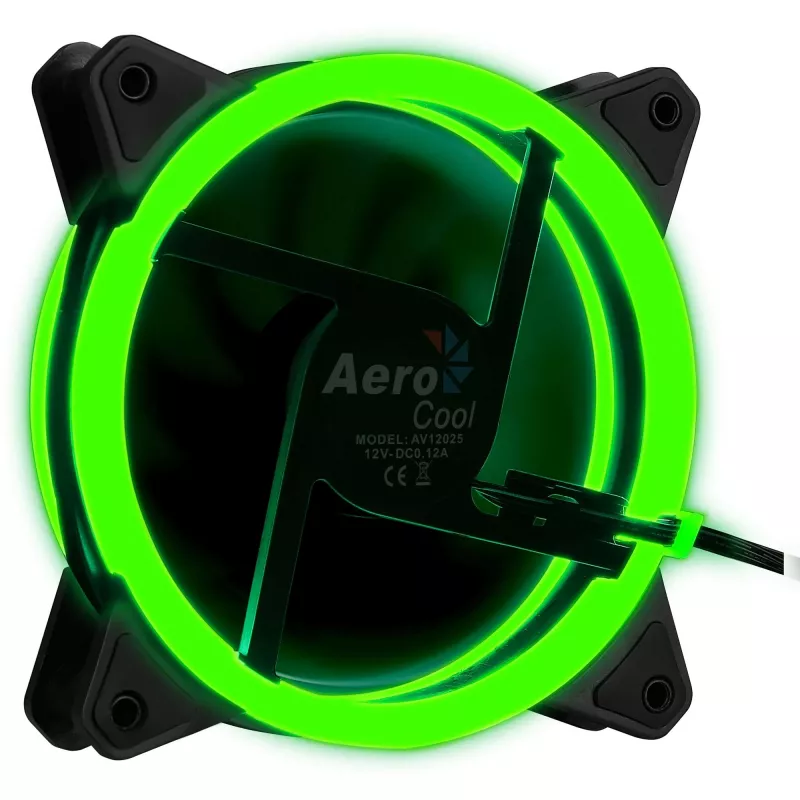 Aerocool Rev RGB Computer case Fan 12 cm Black