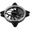 Aerocool Rev RGB Computer case Fan 12 cm Black