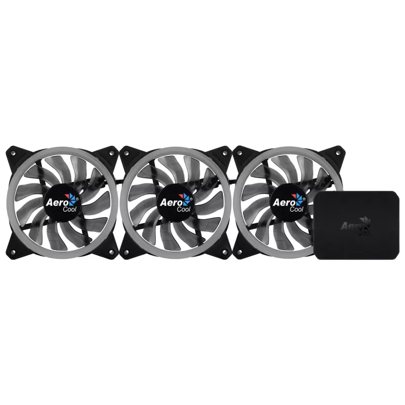 Aerocool Rev RGB Pro Computer case Fan 12 cm Black