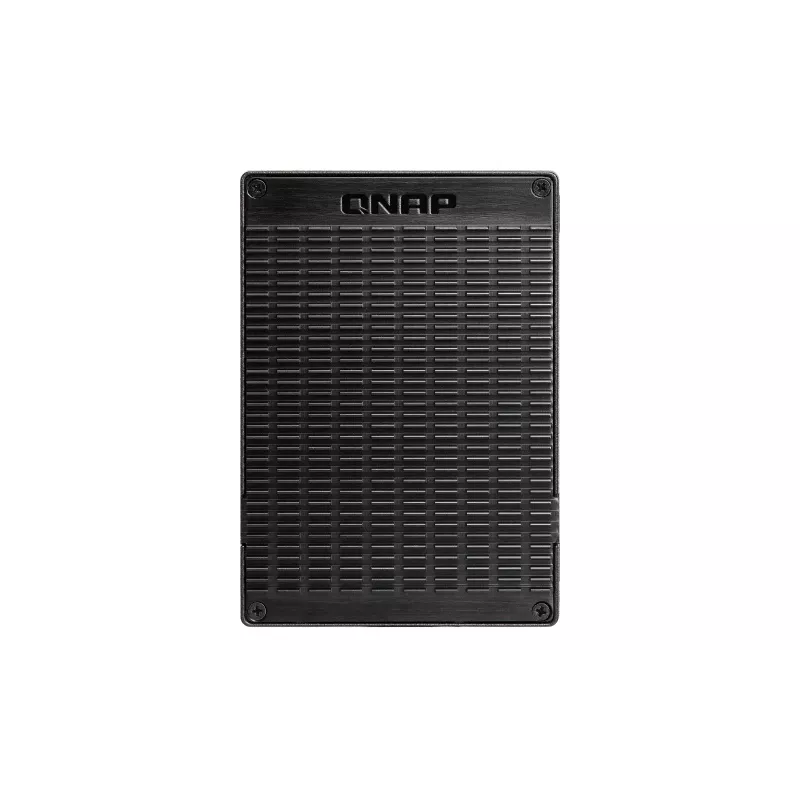 QNAP QDA-U2MP storage drive enclosure SSD enclosure Black M.2