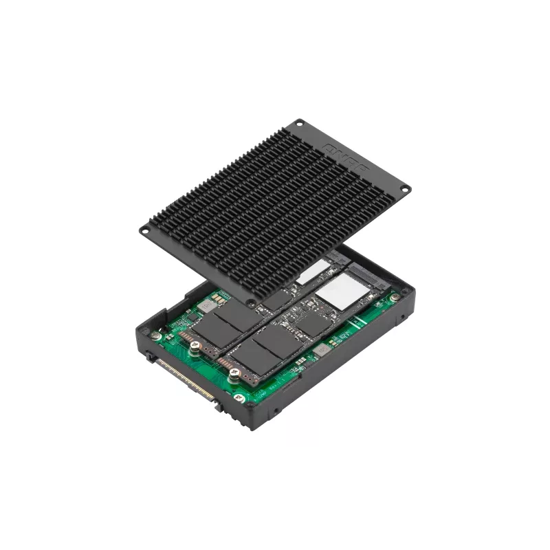 QNAP QDA-U2MP storage drive enclosure SSD enclosure Black M.2