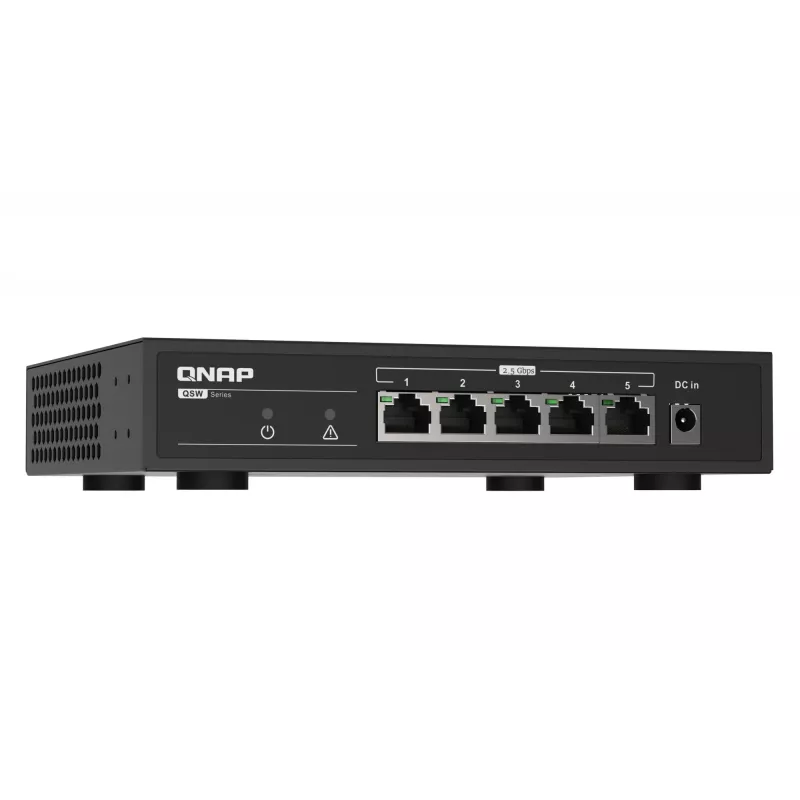 QNAP QSW-1105-5T 5-Port Unmanaged Switch, 5x 2.5GbE