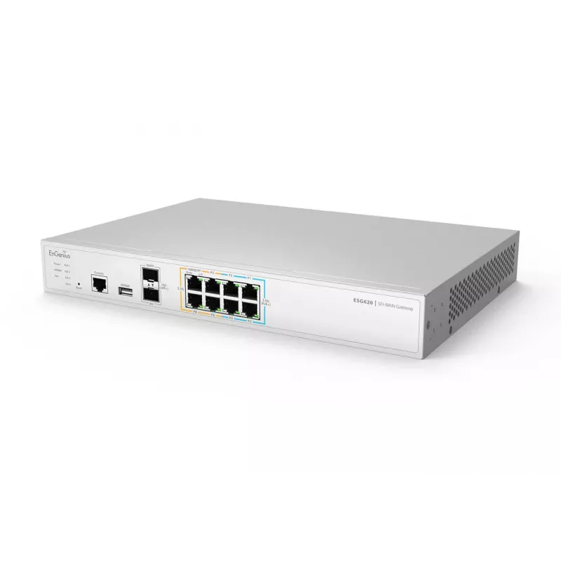 EnGenius Cloud Managed Security Gateway 2 x 2.5 GbE LAN & 6 x 2.5 GbE WAN & 2 SFP+ ports