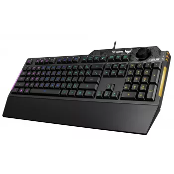 ASUS TUF Gaming K1 keyboard USB Black Full-size RGB LED
