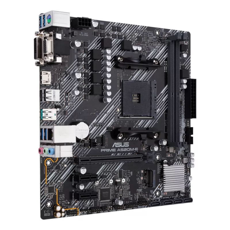 Motherboard ASUS PRIME A520M-E/CSM, AMD A520, Socket AM4, micro ATX