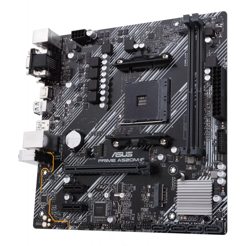 Motherboard ASUS PRIME A520M-E/CSM, AMD A520, Socket AM4, micro ATX