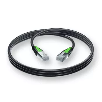 Networking cable Zyxel ACCESSORY-ZZ0110F Cat6a, RJ-45 to RJ-45, 1 m, Black