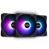 MSI MAX F12A-3 120mm ARGB Fan Kit - Case Accessory '3x 120mm ARGB PWM Fans, 600-1500 RPM, Mystic Lighting Sync'