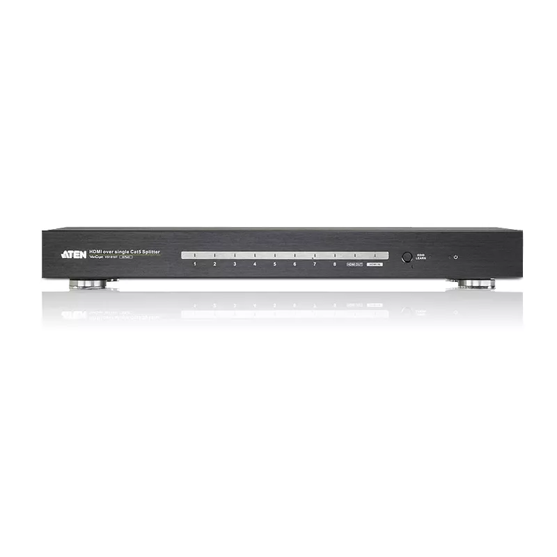 ATEN 8-Port HDMI CAT5e/6 Splitter over Single Cat Cable / 4K / RS232 / HDBaseT