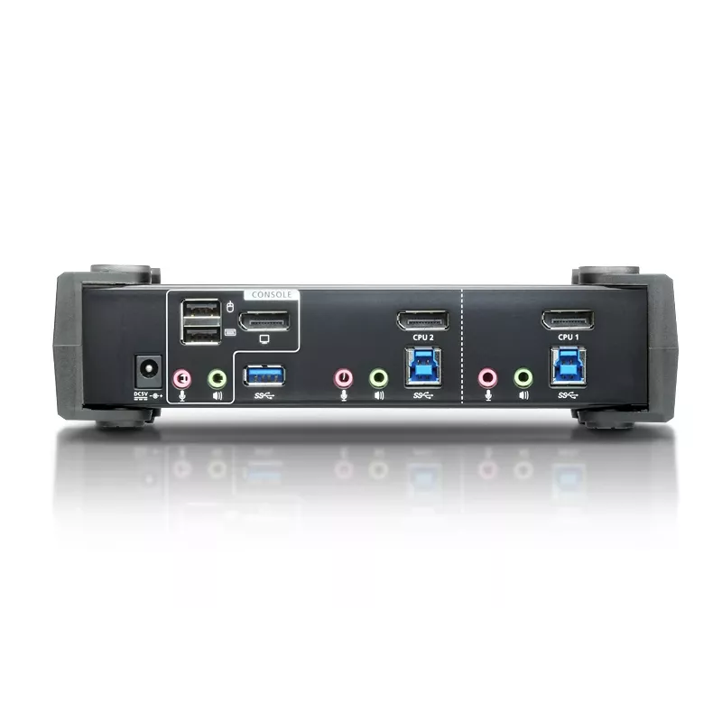 ATEN 2-Port USB 3.1 Gen 1 4K DisplayPort 1.2 KVMP™ Switch with Audio (KVM cables included)