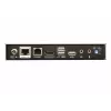 ATEN USB DisplayPort HDBaseT2.0 KVM Extender, Transmitter & receiver, Wired, 150 m, Cat5e, Cat6, Cat6a, 4096 x 2160 pixels, Black