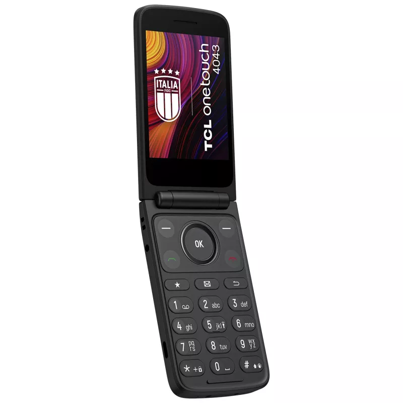 TCL OneTouch 4043 8.13 cm (3.2 inch) 130.6 g Grey Feature phone