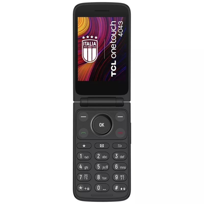 TCL OneTouch 4043 8.13 cm (3.2 inch) 130.6 g Grey Feature phone