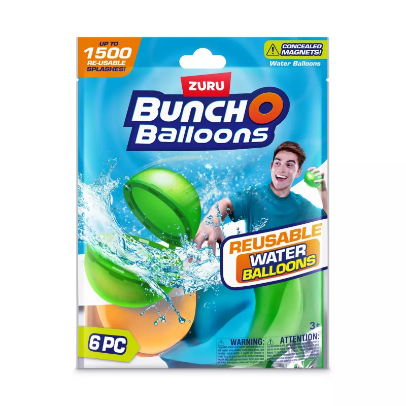 Bunch O Balloons Reusable Water Balloons 6 Pack ZURU
