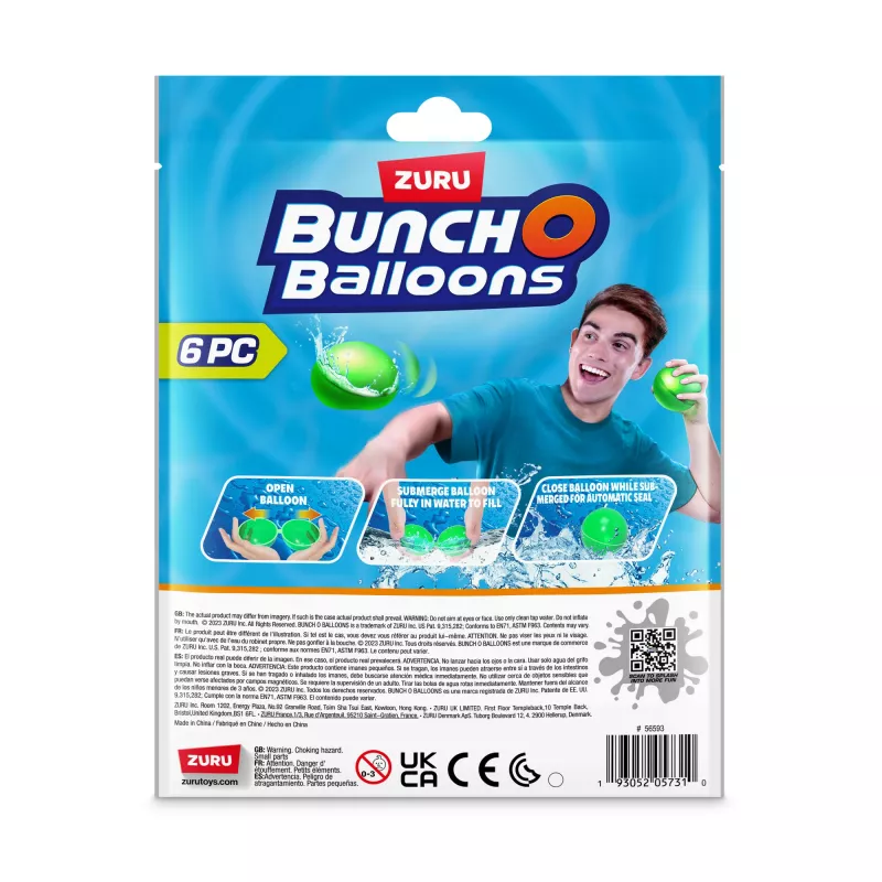 Bunch O Balloons Reusable Water Balloons 6 Pack ZURU