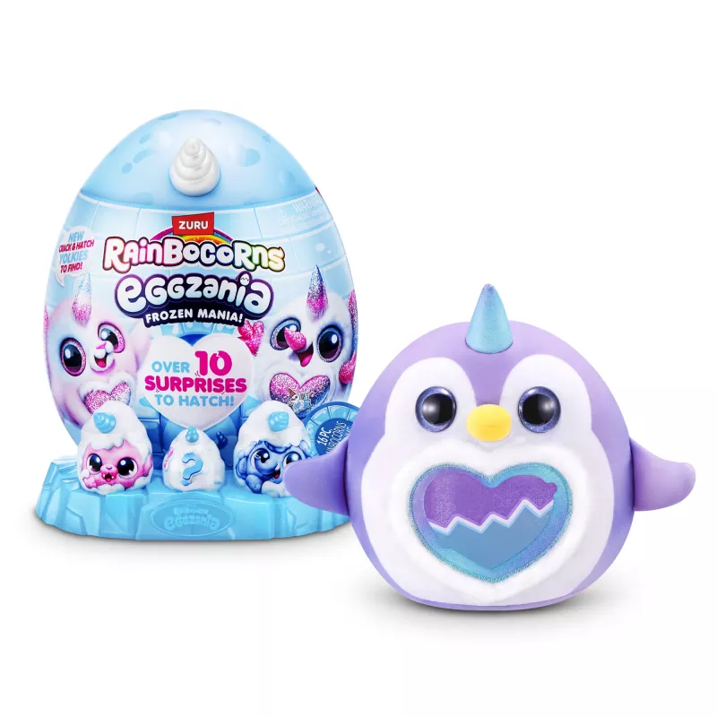 Plush toy Zuru Rainbocorns Eggzania Frozen Mania — animal plush, multicolour, for ages 3+