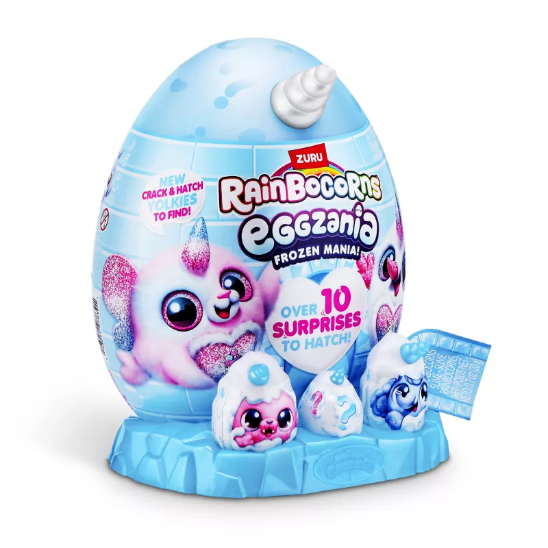 Plush toy Zuru Rainbocorns Eggzania Frozen Mania — animal plush, multicolour, for ages 3+