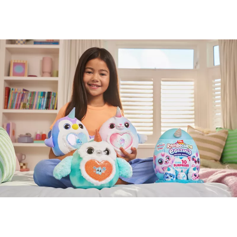 Plush toy Zuru Rainbocorns Eggzania Frozen Mania — animal plush, multicolour, for ages 3+