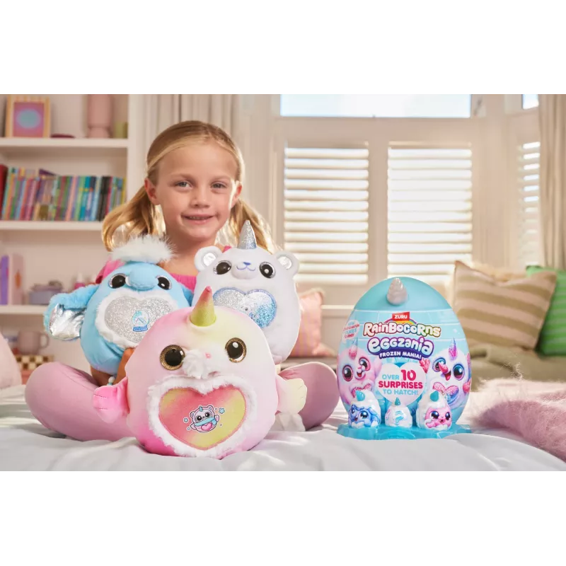 Plush toy Zuru Rainbocorns Eggzania Frozen Mania — animal plush, multicolour, for ages 3+