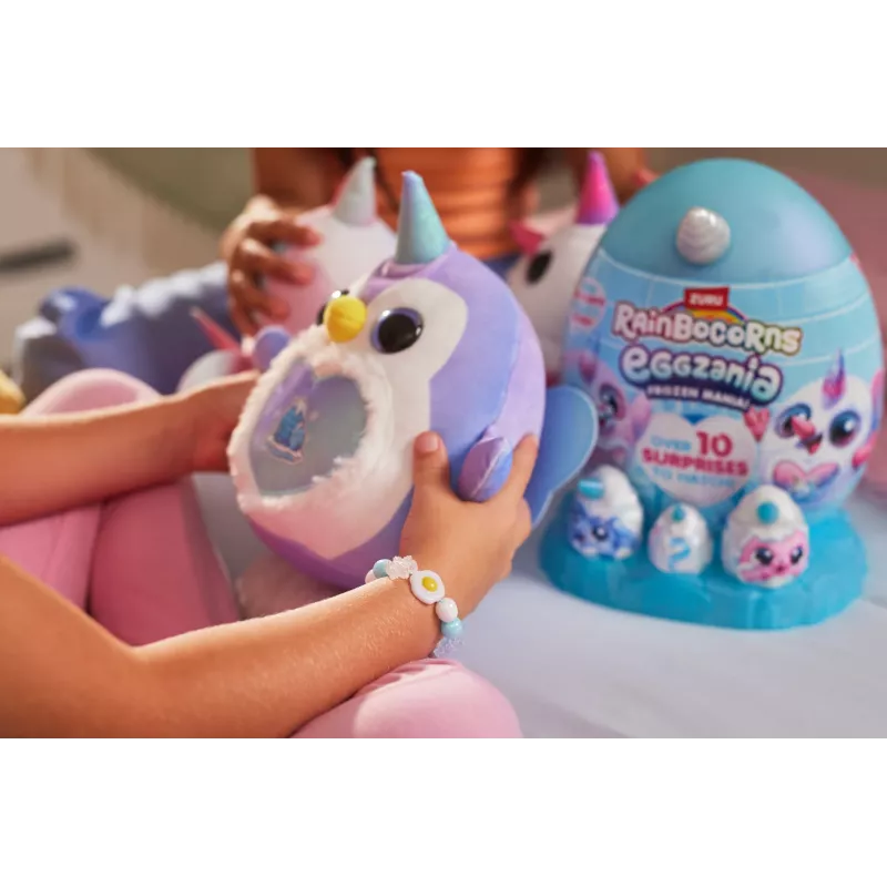 Plush toy Zuru Rainbocorns Eggzania Frozen Mania — animal plush, multicolour, for ages 3+