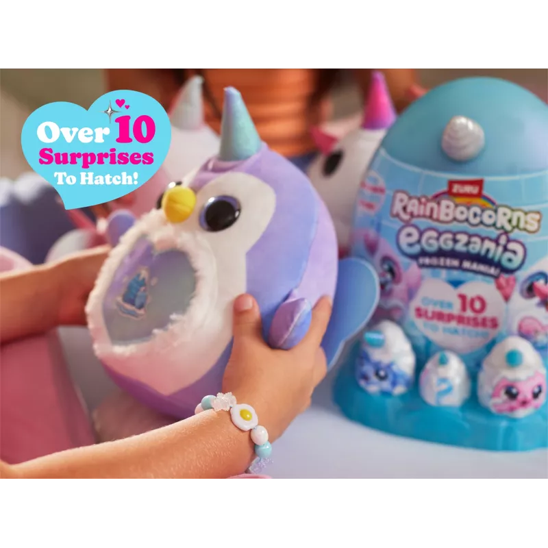 Plush toy Zuru Rainbocorns Eggzania Frozen Mania — animal plush, multicolour, for ages 3+