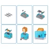 MAX Build more Premium Home Building Bricks Collection, Building blocks, 8 yr(s), Plastic, 181 pc(s), 197 g