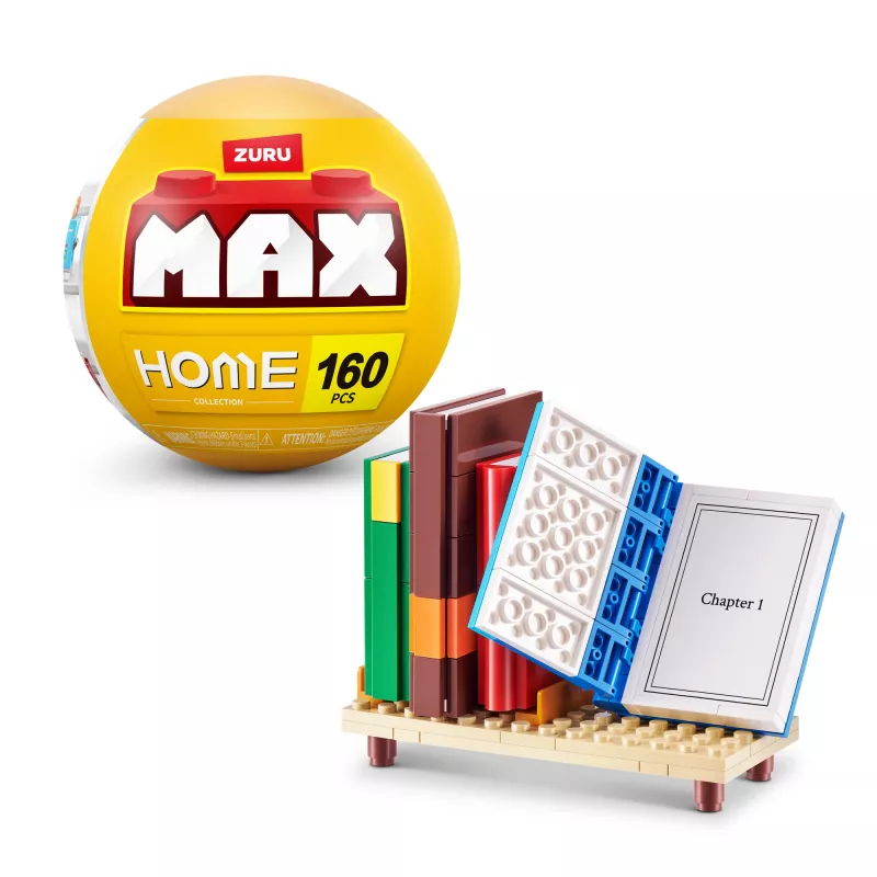 MAX Build more Premium Home Building Bricks Collection, Building blocks, 8 yr(s), Plastic, 181 pc(s), 197 g