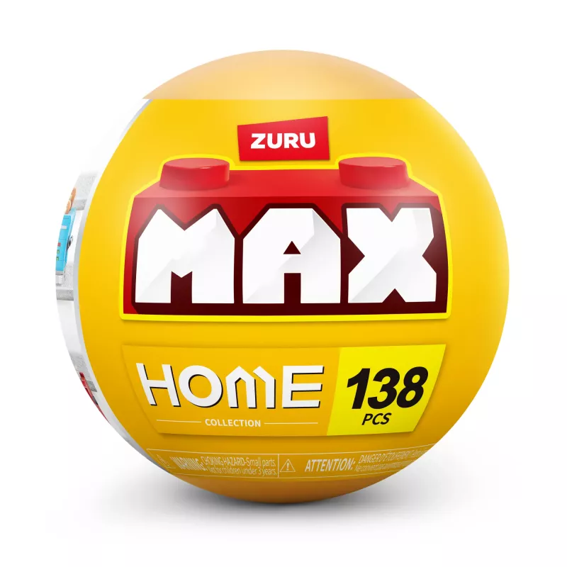 MAX Build more Premium Home Building Bricks Collection, Building blocks, 8 yr(s), Plastic, 181 pc(s), 197 g