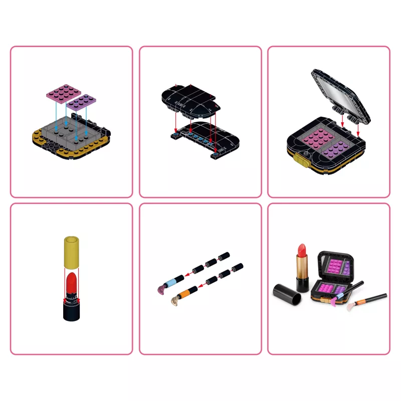 MAX Build more Premium Beauty Building Bricks Collection, Building blocks, 8 yr(s), Plastic, 169 pc(s), 197 g