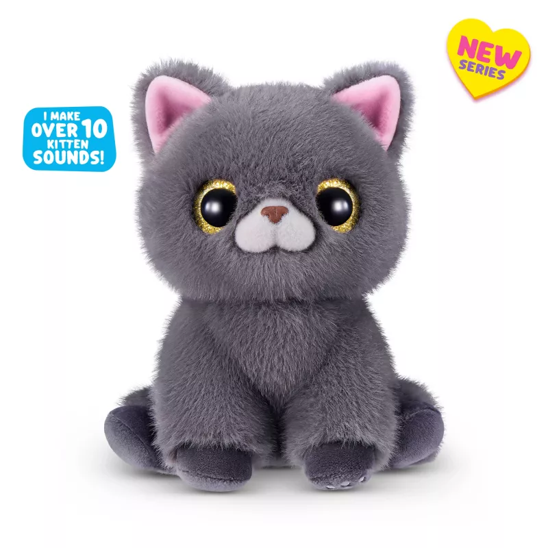 Toy cat Zuru Pets Alive Smitten Kittens Series 2 — interactive sounding toy, for ages 3+, AAA batteries