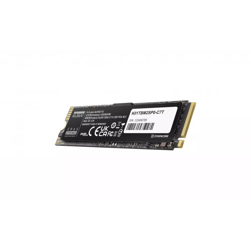 Klevv CRAS C715 512 GB M.2 PCI Express 3.0 NVMe 3D TLC NAND