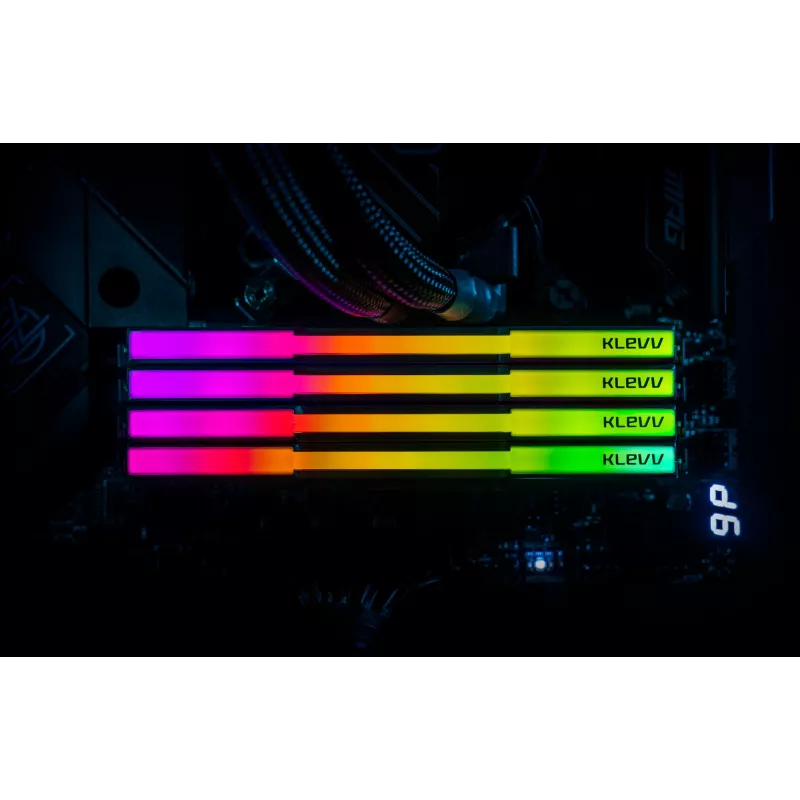 Klevv 64GB (2 x 32GB) 6000MHz CL30 DDR5 GAMING RAM MODULE 30-36-36-76 CRAS V RGB